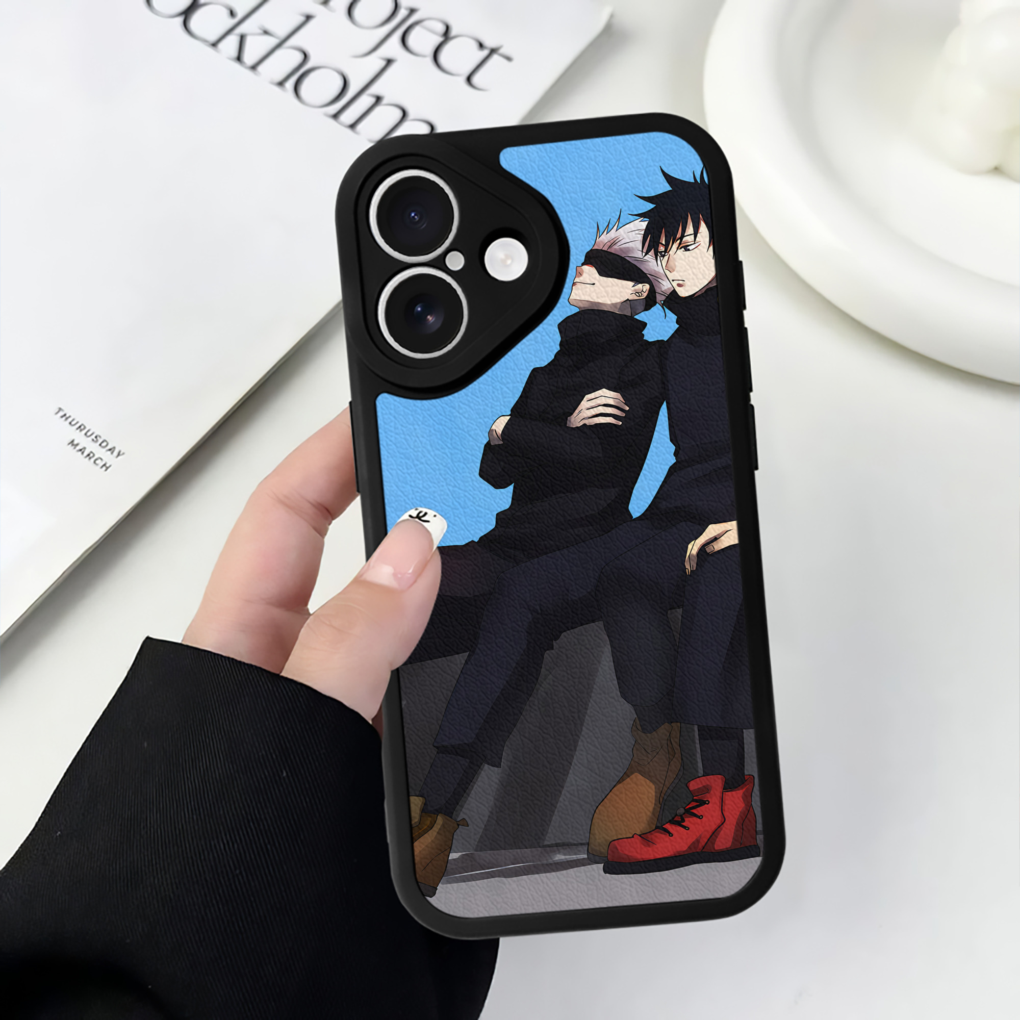 （画像用） SPY×FAMILY间谍家家酒 【iPhone 16シリーズ対応】シリコンスマホケース（レザー調） 材質：シリコン